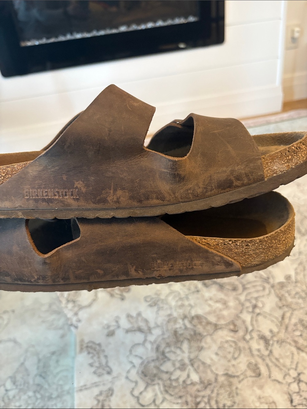Birkenstock Arizona Two-Strap Sandals in Brown | Size 11 - Picture 4 of 6